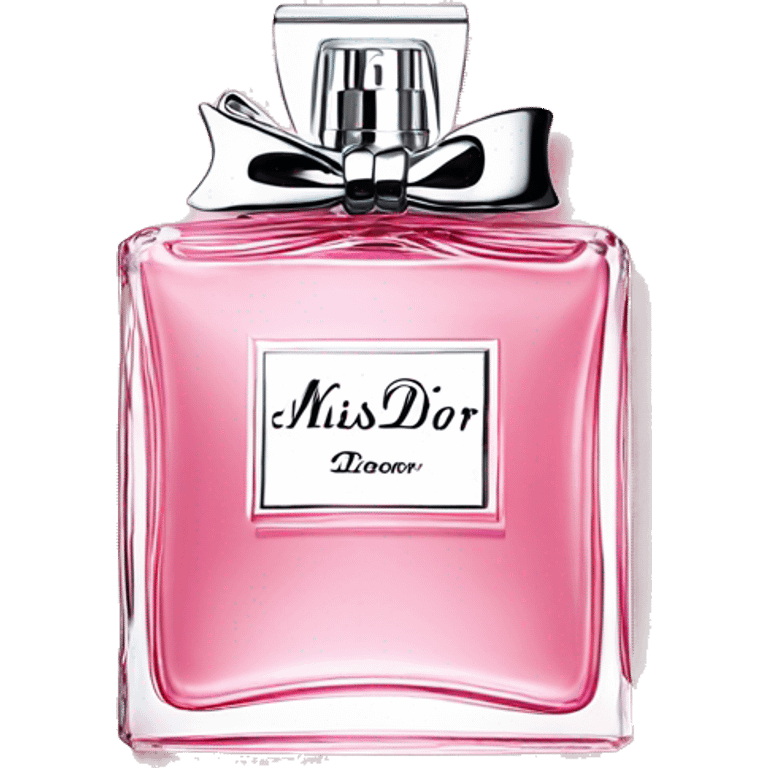 Miss Dior perfume pink emoji