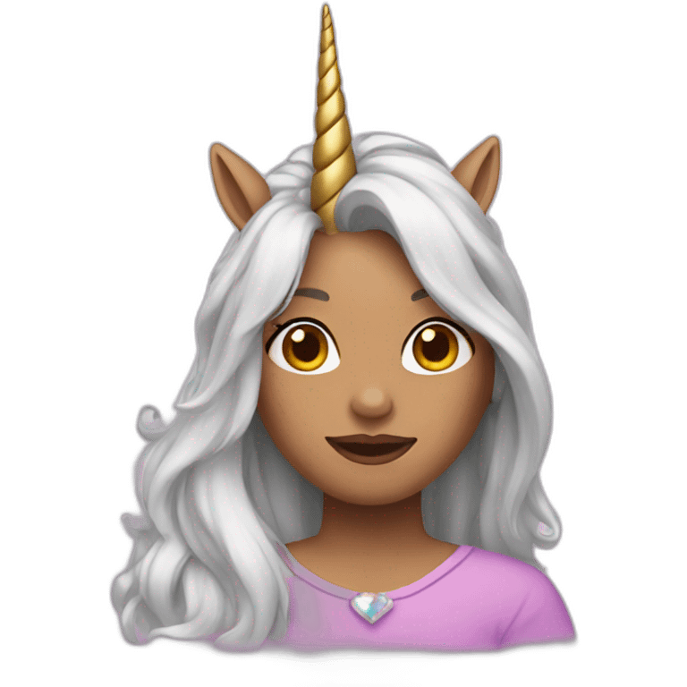 unicorn woman emoji