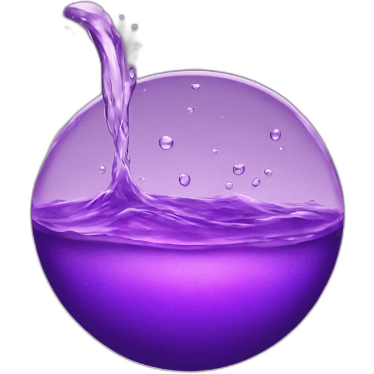 PURPLE WATER emoji