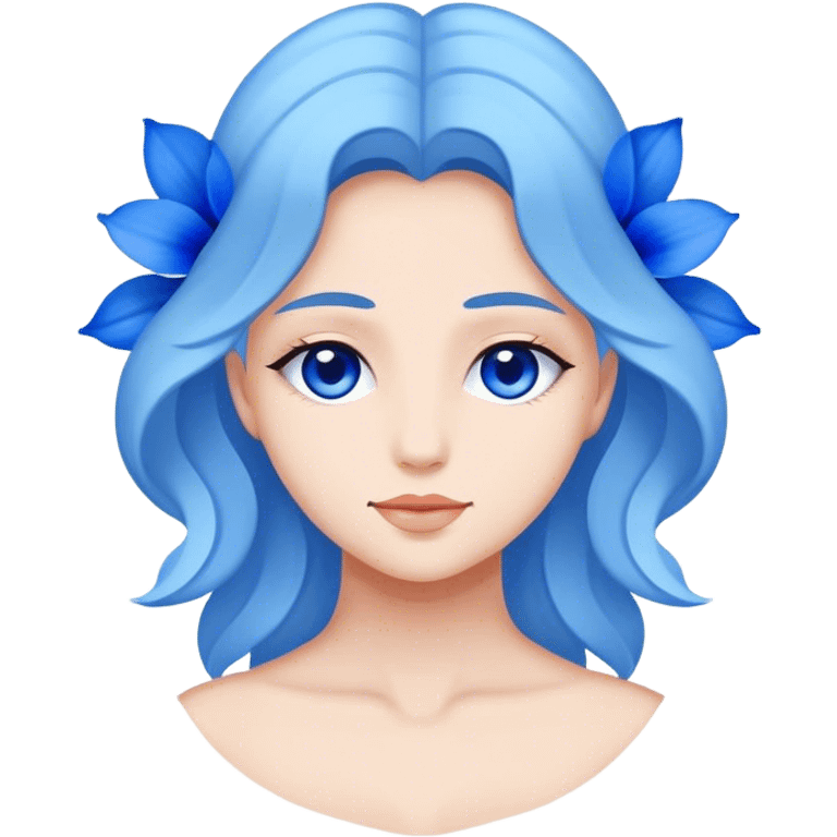 Felicia amelloides emoji