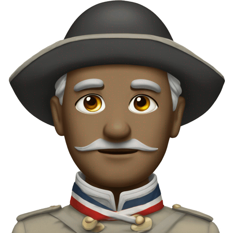 19th century military man with bandaged head emoji