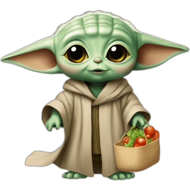 baby yoda shopping emoji