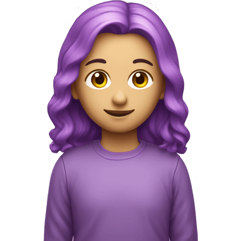 Planeta de color morado pastel  emoji