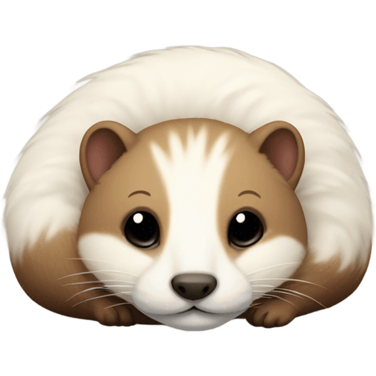 sleeping weasel emoji