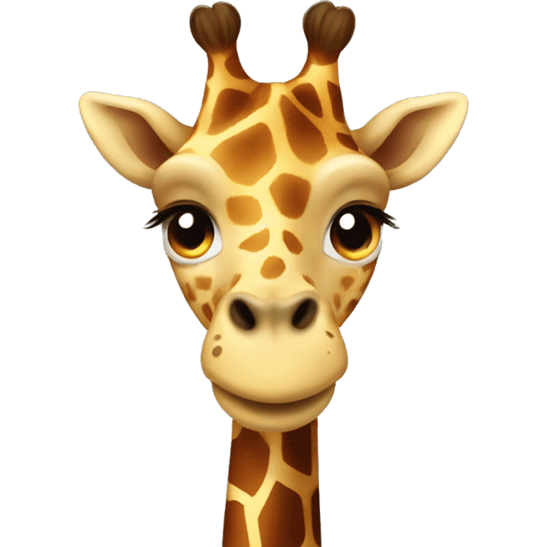 Happy giraffe  emoji