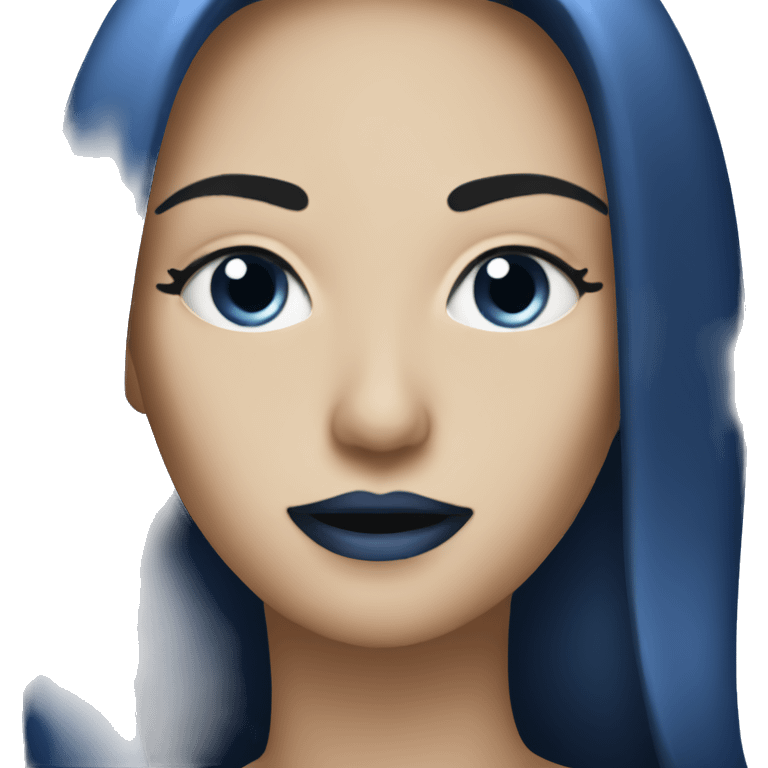 Dark blue stiletto  emoji