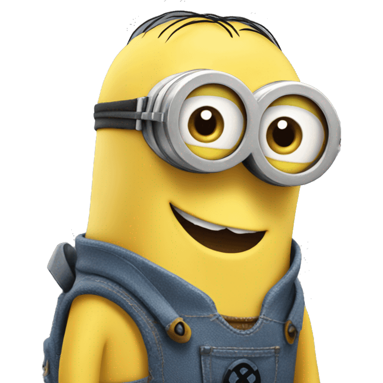 Minion happy emoji