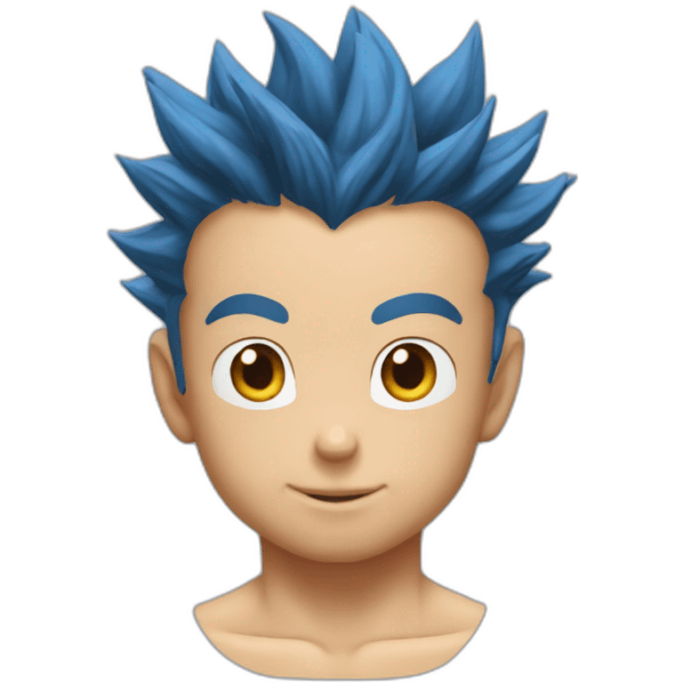 Son goku blaue Haare emoji