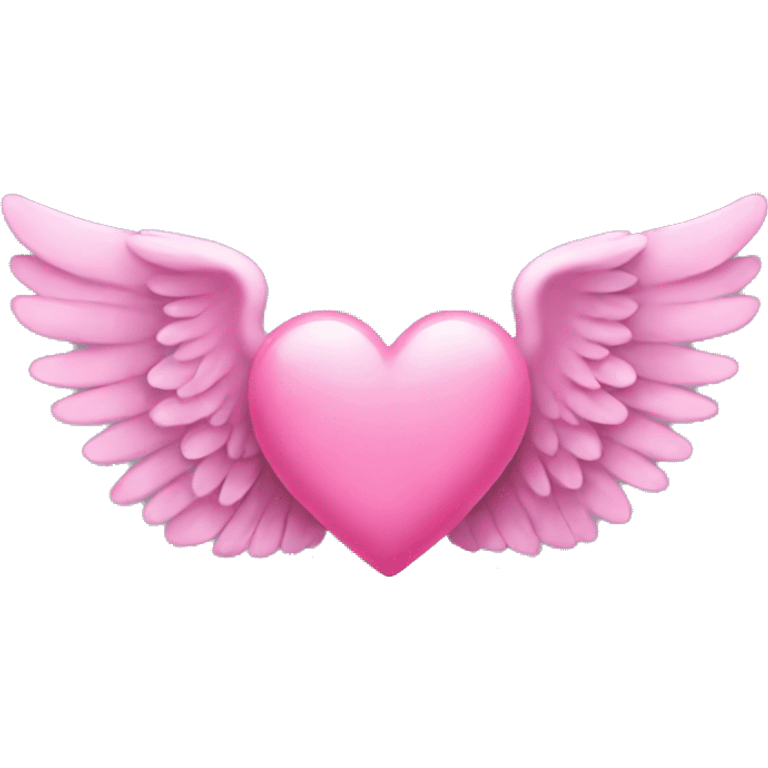 pink heart wings emoji