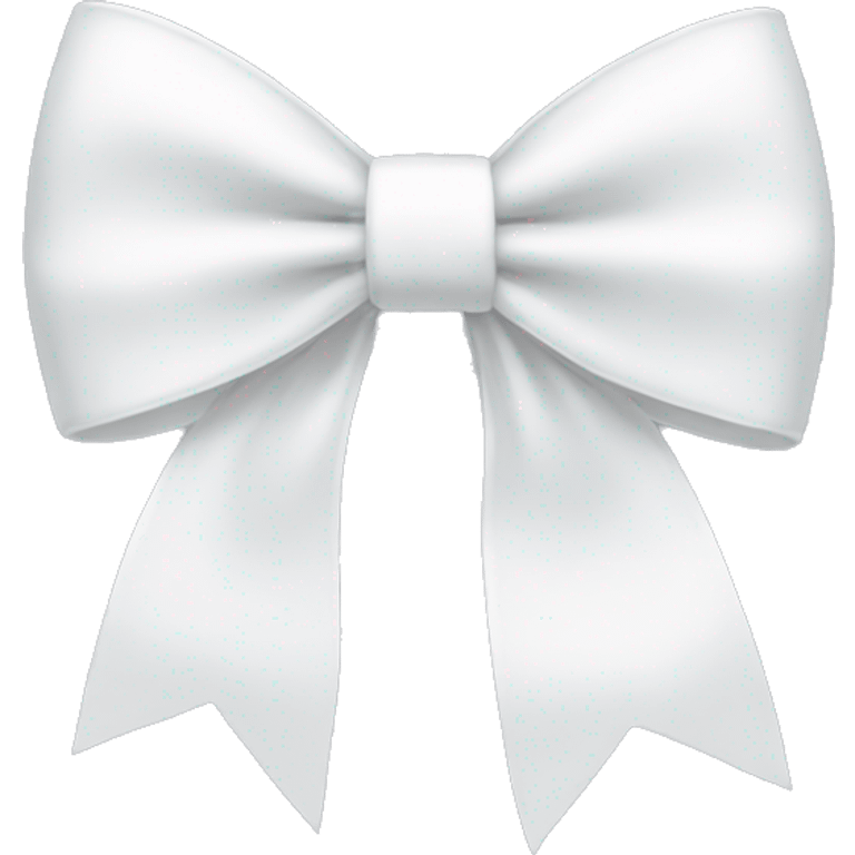 white bow emoji