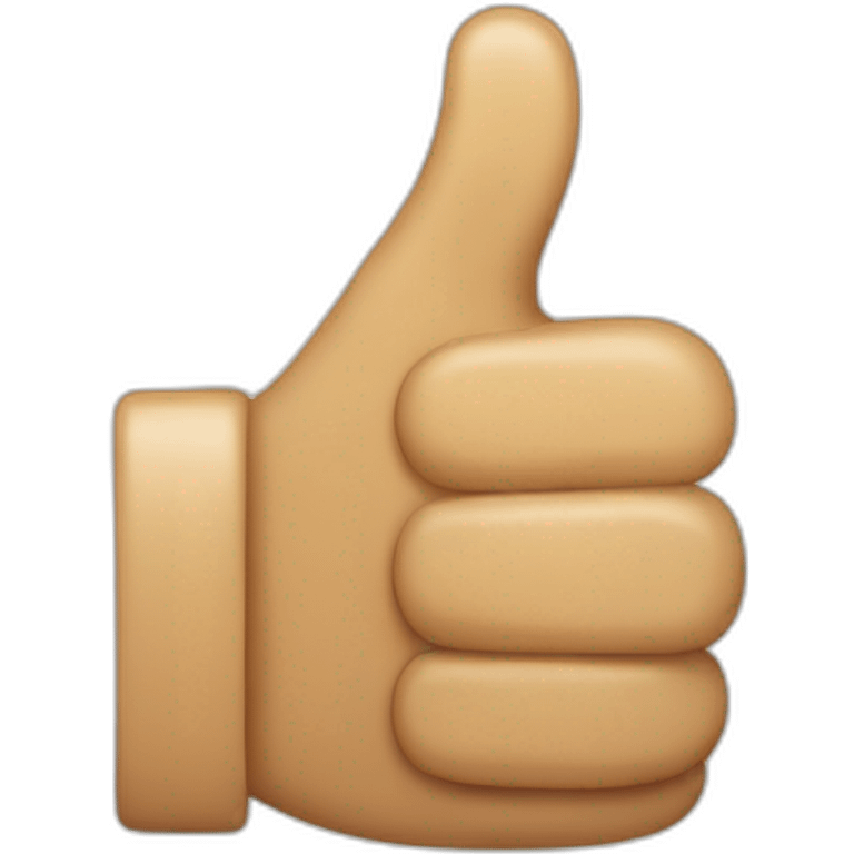 Thumbs up emoji