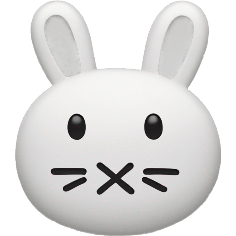 Miffy head emoji