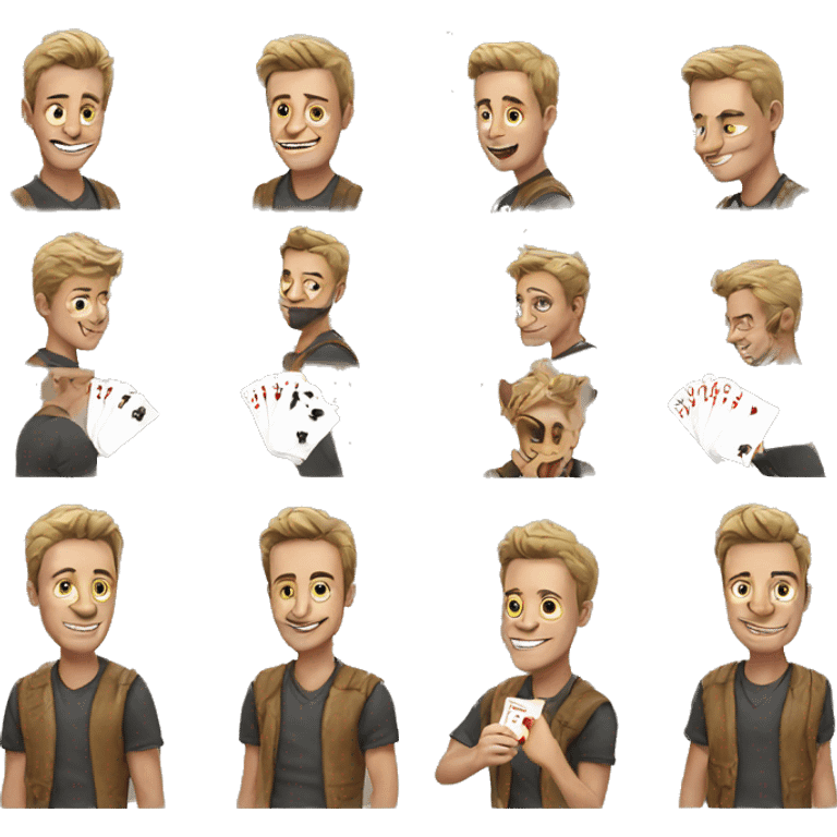 Joey Wheeler playing cards emoji