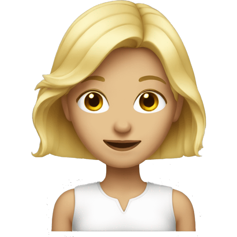 Blond girl emoji