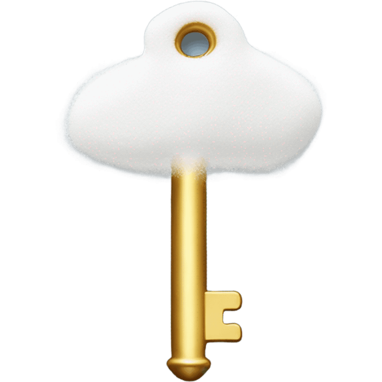 Powder on the end of a key emoji