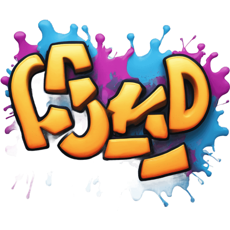 Graffiti  CRUKID emoji