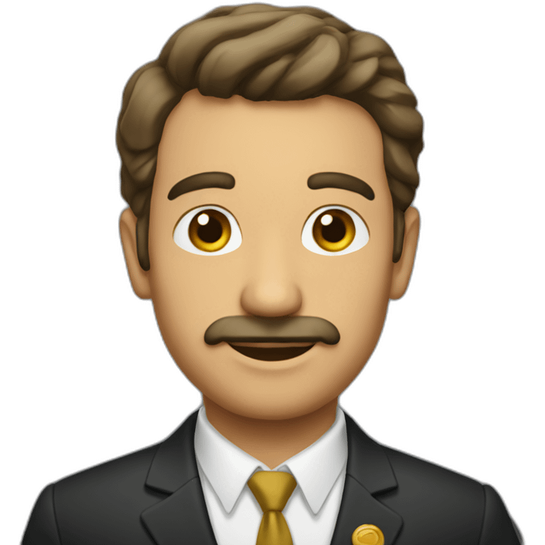 Hombre mayor calvo emoji