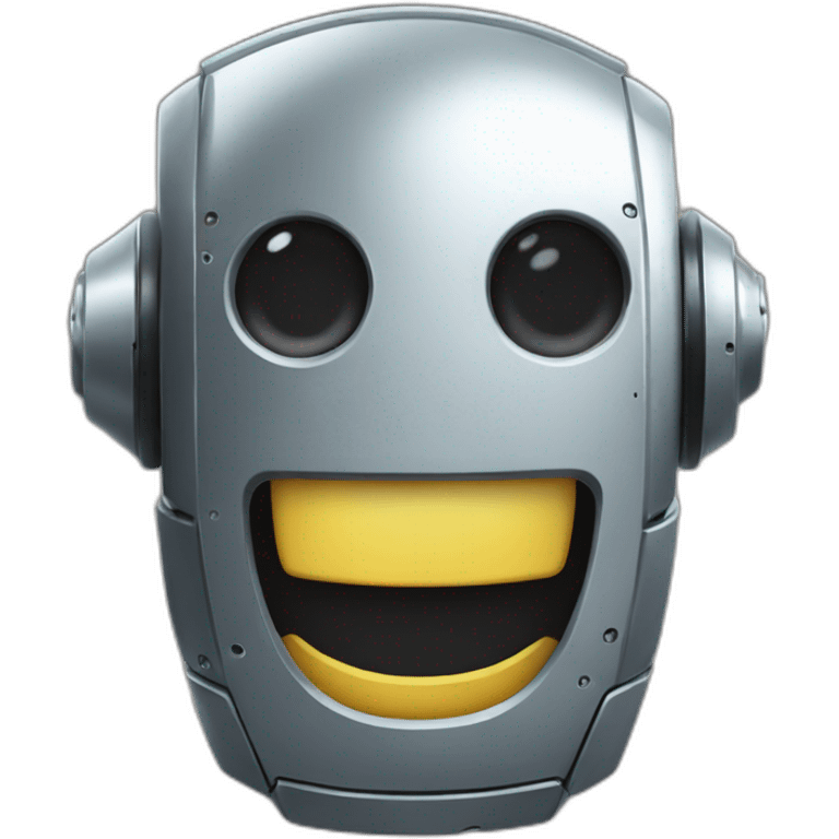 robot laughing emoji