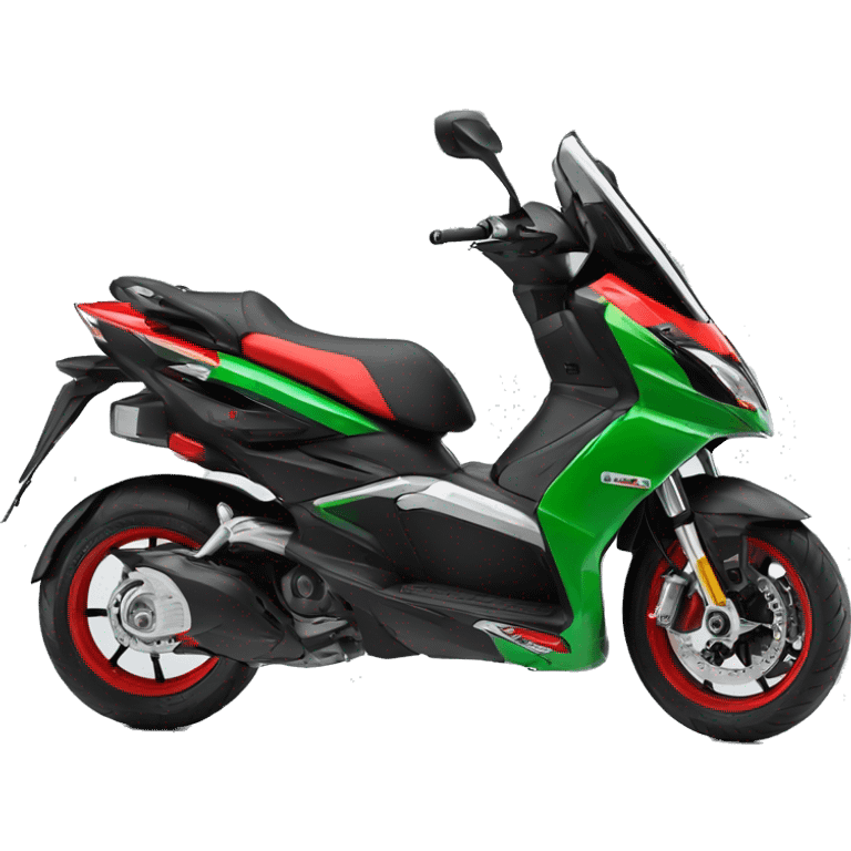 Aprilia sr 50 gt replica 2020 black red and a little bit of green emoji