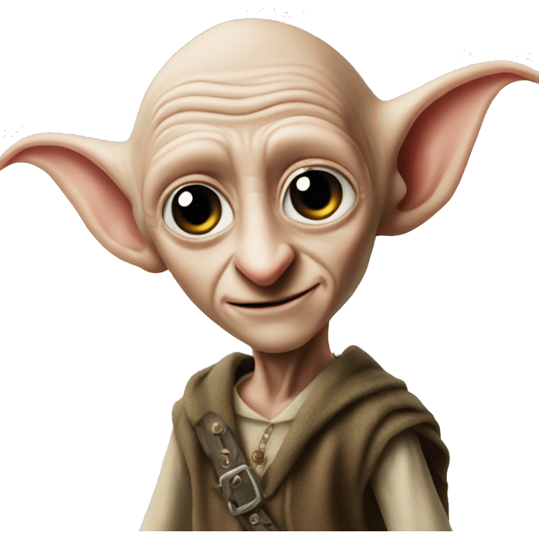 Dobby elf rockstar style emoji