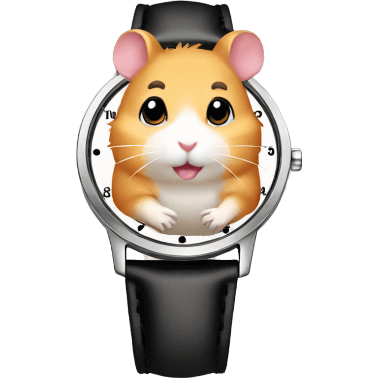 Hamster watch emoji