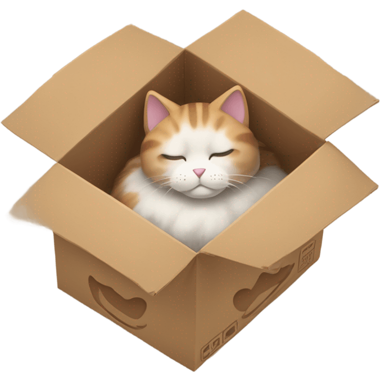 Cat in a box emoji