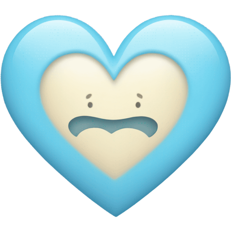 Light blue heart emoji