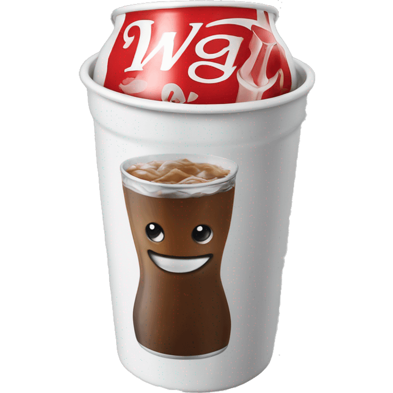 wawa fountain soda cup with diet coke in it emoji