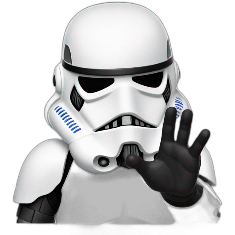 Storm trooper hand ok emoji