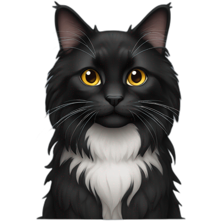 black main coon emoji