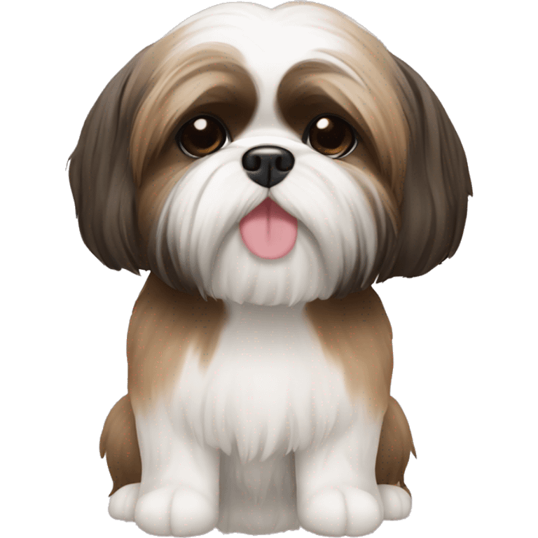 Shihtzu tomando café  emoji