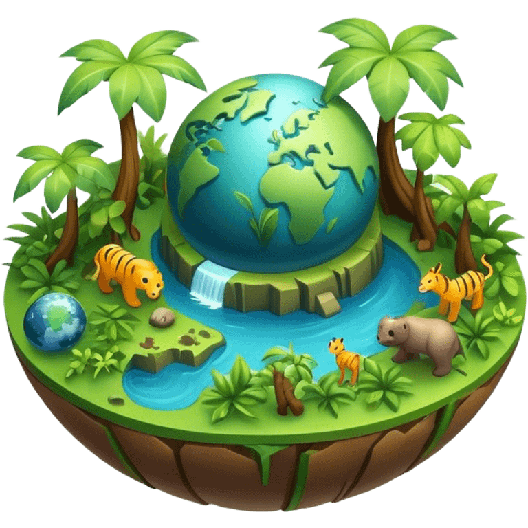 3d-isometric-jungle microplanet emoji