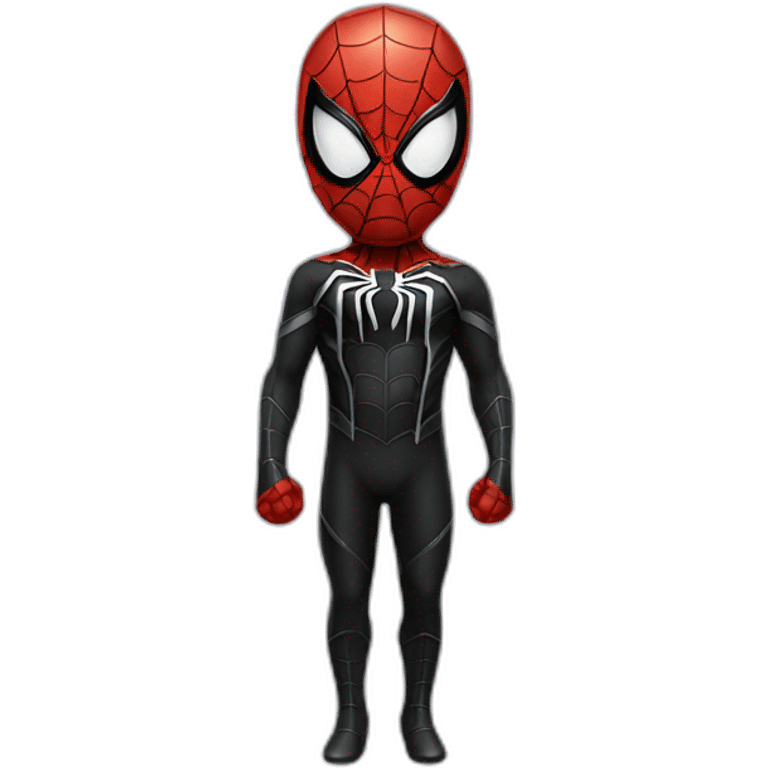 Spiderman black suit emoji