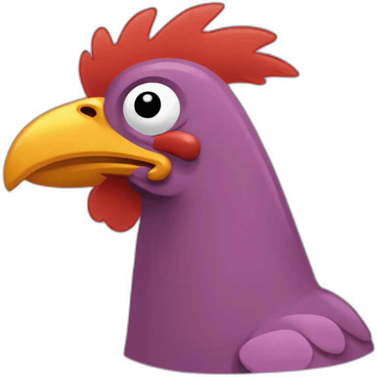 ultra hyper chicken futurama emoji