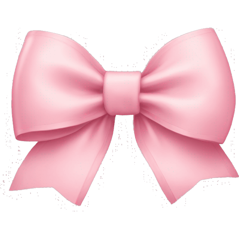 light pink bow on light pink bow emoji