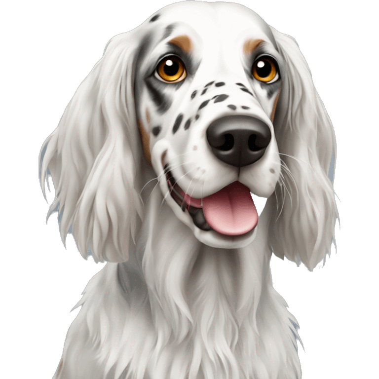 English setter  emoji