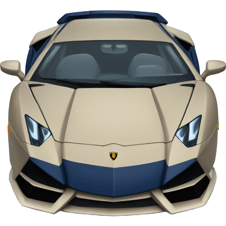 Navy Lamborghini  emoji