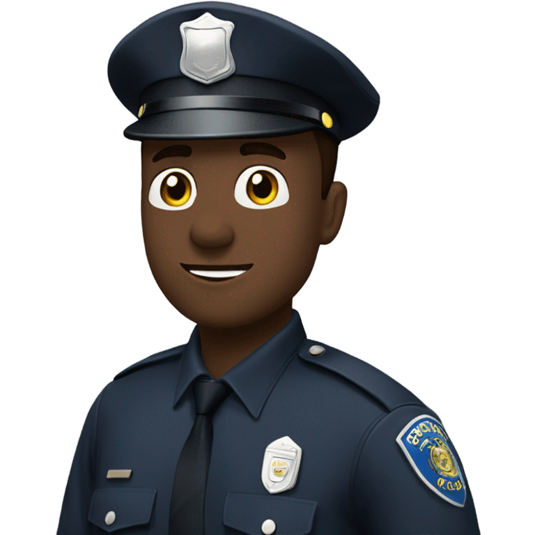 Police officer with speech bubble saying “I’m mark obrien” emoji