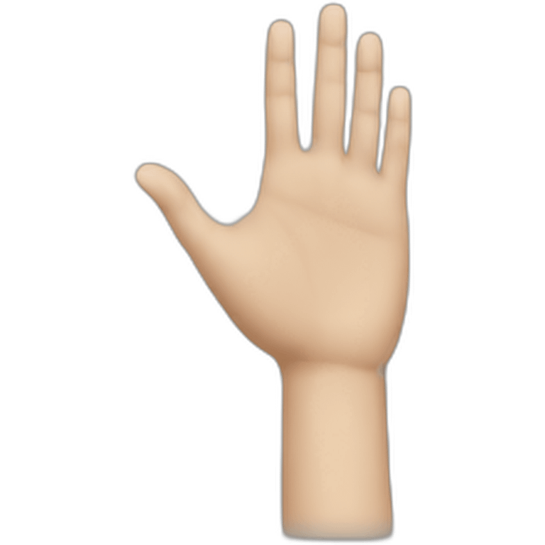 hand vertikal side emoji