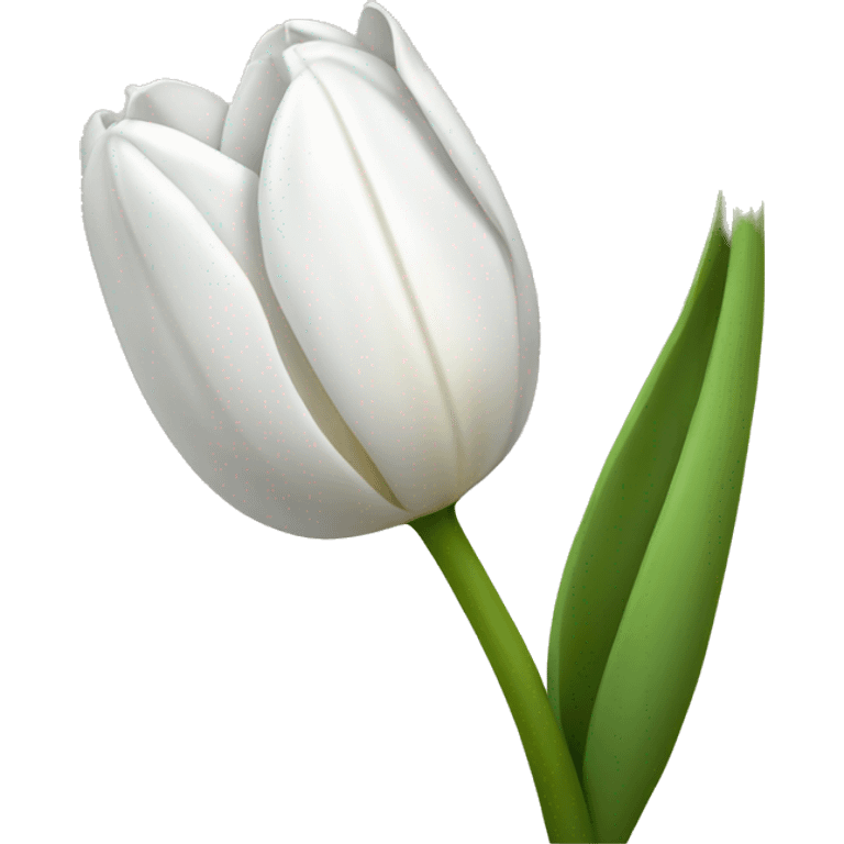 white tulip emoji