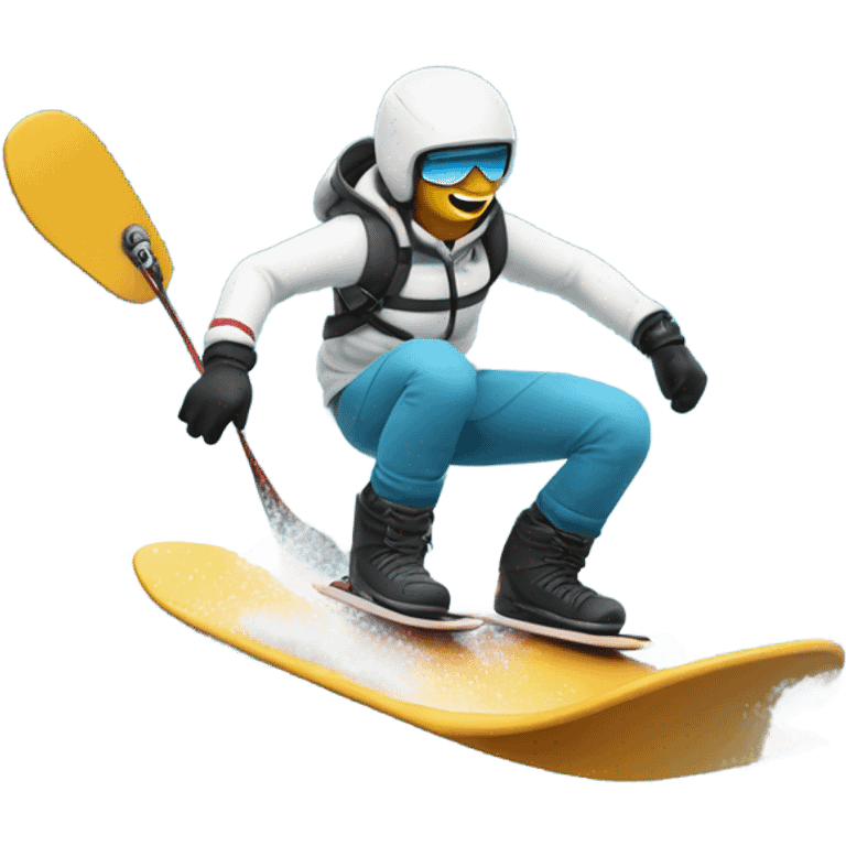 Snowboarder on water  emoji