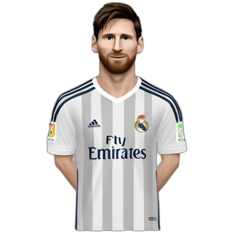 Lionel Andrés Messi Plays For Real Madrid emoji