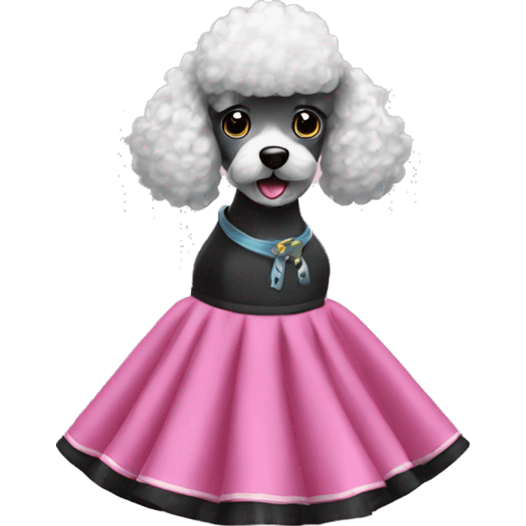 Poodle skirt emoji