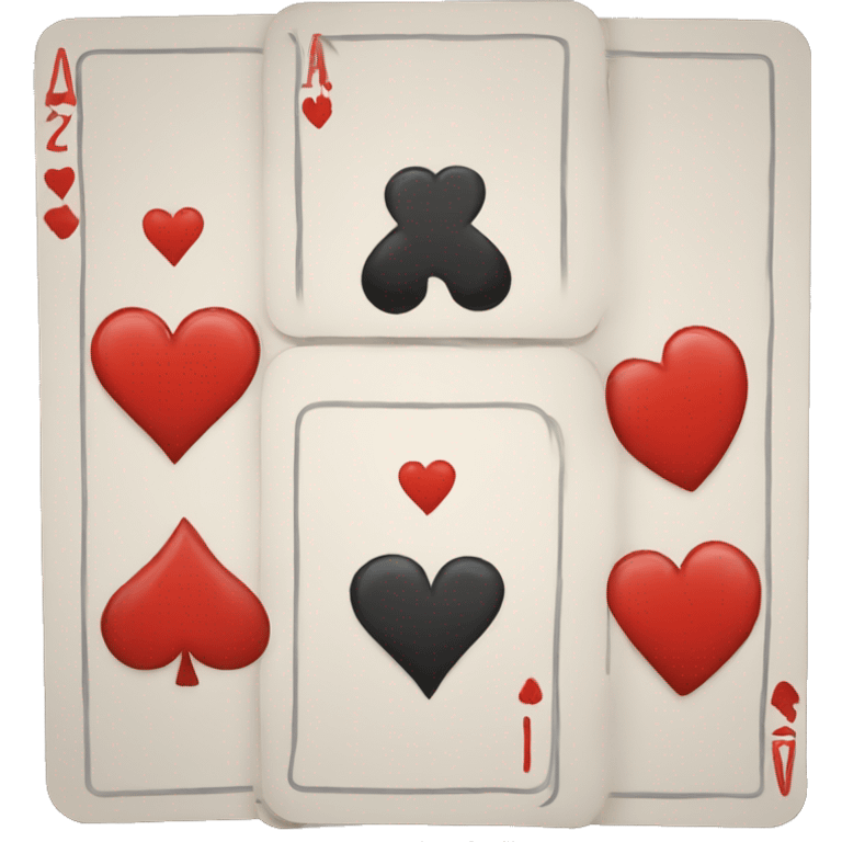 1 Heart playing card emoji