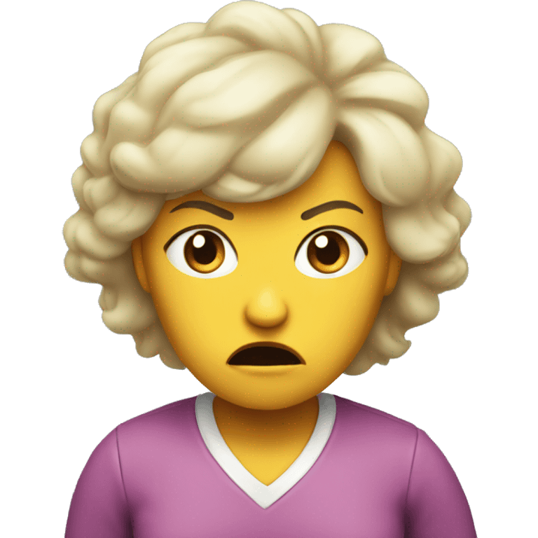 Angry mom emoji