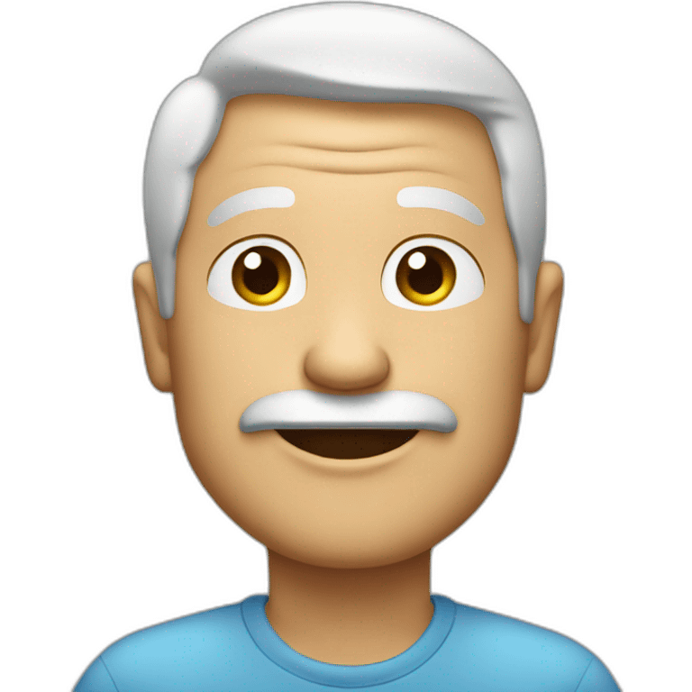 cute older man emoji