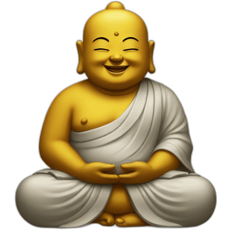 Happy buddha emoji