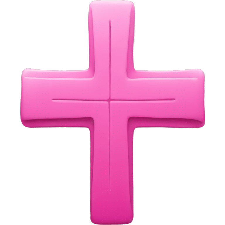 pink cross emoji