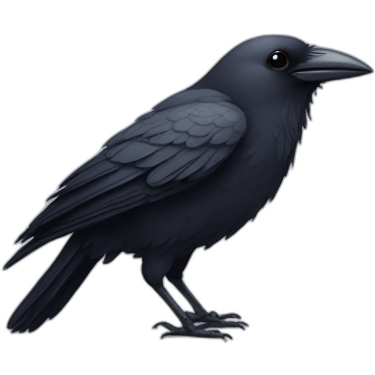 Cute crow emoji