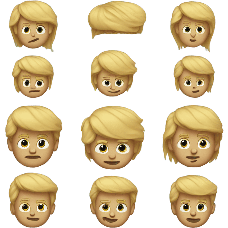 Donald Trump hair emoji